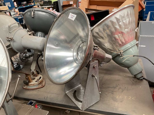 Vintage marine spotlight - afbeelding 2 van  5
