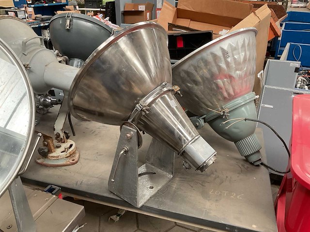 Vintage marine spotlight - afbeelding 3 van  5