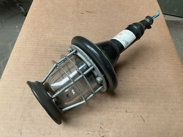 Vintage marine worklamp - afbeelding 2 van  4