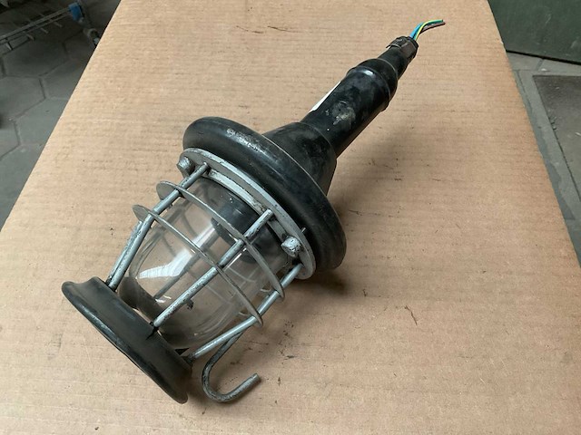 Vintage marine worklamp - afbeelding 3 van  4