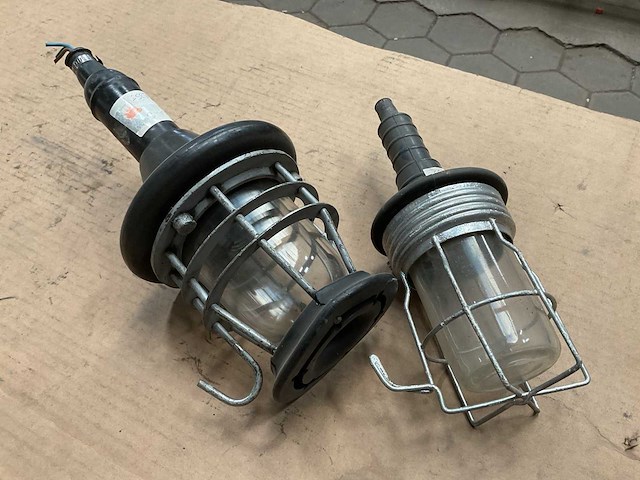 Vintage marine worklight (2x) - afbeelding 3 van  3