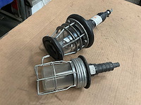 Vintage marine worklight (2x) - afbeelding 1 van  3