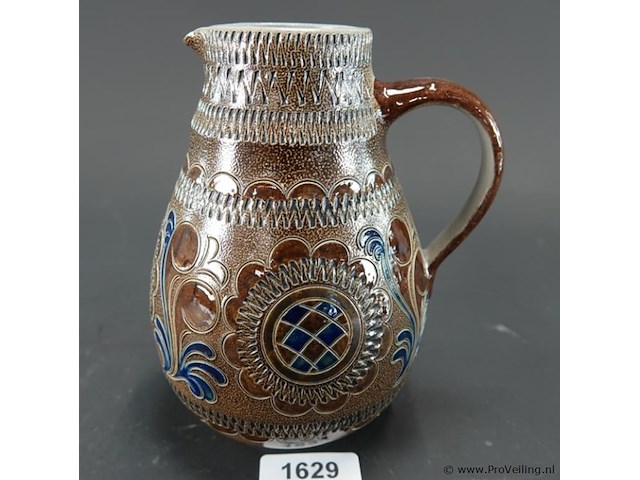 Vintage marzi & remy kan van duits westerwald steengoed - afbeelding 1 van  5