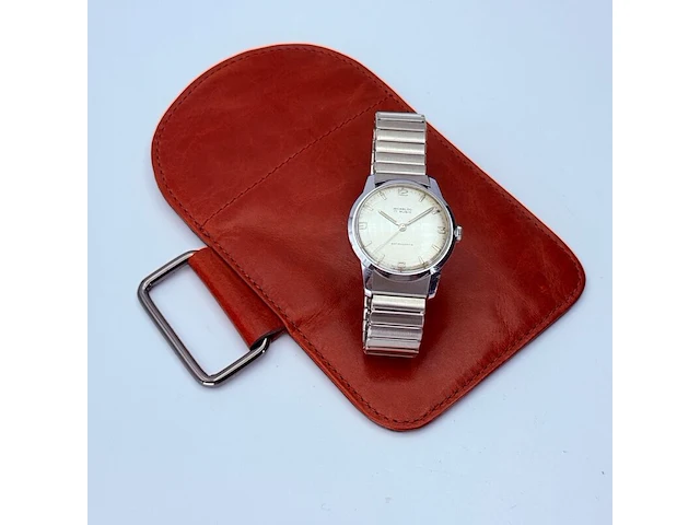 Vintage mechanisch philips jubileum horloge - afbeelding 3 van  9