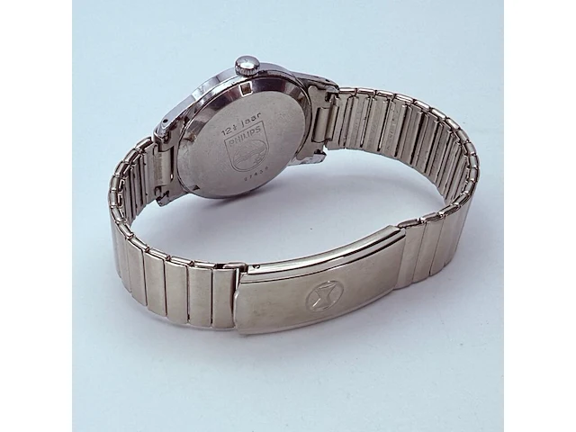 Vintage mechanisch philips jubileum horloge - afbeelding 8 van  9