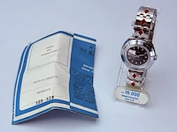 Vintage mechanisch timex horloge met originele doos en papieren - afbeelding 5 van  7
