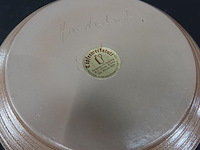 Vintage merkelbach duitse steengoed pot met deksel in zoutglazuur - afbeelding 5 van  5