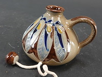 Vintage merkelbach duitse steengoed zoutglazuur karaf - afbeelding 2 van  5