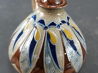 Vintage merkelbach duitse steengoed zoutglazuur karaf - afbeelding 4 van  5