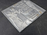 Vintage metalen drukplaat - afbeelding 3 van  5