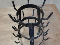 Vintage metalen hérisson (flessenrek) - afbeelding 3 van  5