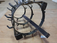 Vintage metalen hérisson (flessenrek) - afbeelding 5 van  5