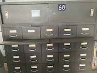 Vintage metalen kast - afbeelding 2 van  3