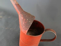 Vintage metalen oliekan of petroleumkan - afbeelding 3 van  6