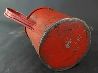 Vintage metalen oliekan of petroleumkan - afbeelding 5 van  6