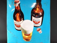 Vintage metalen reclamebord van amstel bier - afbeelding 2 van  7