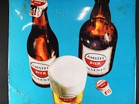 Vintage metalen reclamebord van amstel bier - afbeelding 4 van  7