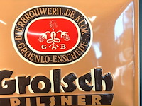 Vintage metalen reclamebord van grolsch pilsner - afbeelding 3 van  5