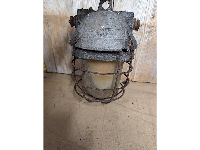 Vintage mijnlamp - afbeelding 1 van  2