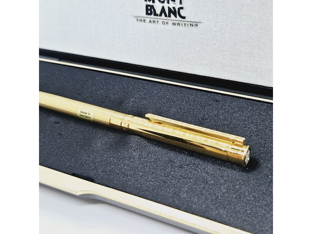 Vintage montblanc noblesse goldplated balpen - afbeelding 3 van  10