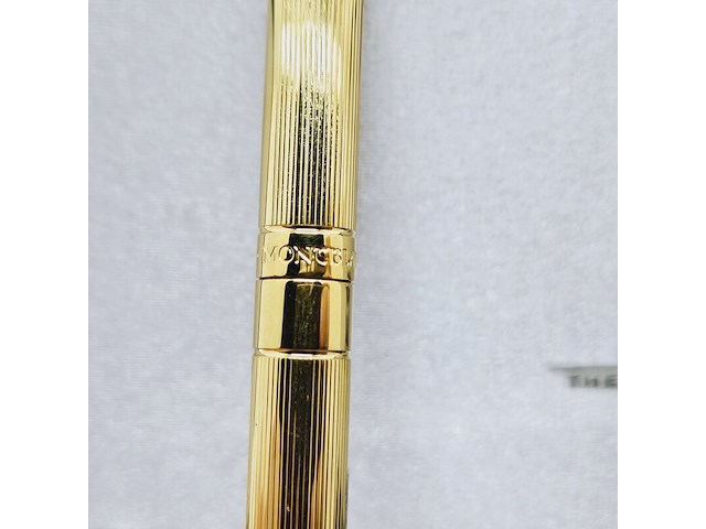 Vintage montblanc noblesse goldplated balpen - afbeelding 7 van  10