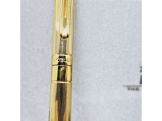 Vintage montblanc noblesse goldplated balpen - afbeelding 8 van  10