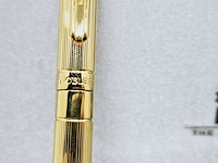 Vintage montblanc noblesse goldplated balpen - afbeelding 8 van  10