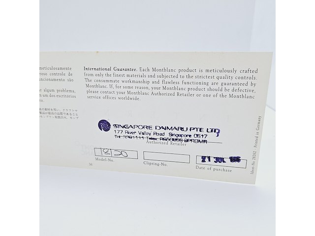 Vintage montblanc noblesse goldplated balpen - afbeelding 9 van  10