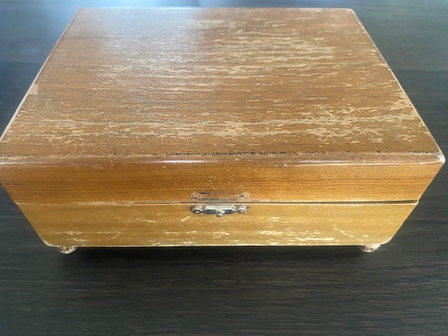 Vintage muziekdoos, thorens ad30, ad30, houten doos, 1940/1970 - afbeelding 5 van  5