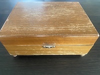 Vintage muziekdoos, thorens ad30, ad30, houten doos, 1940/1970 - afbeelding 5 van  5