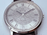 Vintage omega de ville cal.625 111.0107 floral guilloche dresswatch - afbeelding 3 van  10