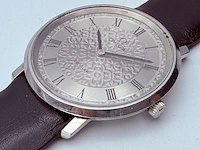 Vintage omega de ville cal.625 111.0107 floral guilloche dresswatch - afbeelding 4 van  10