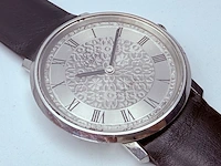 Vintage omega de ville cal.625 111.0107 floral guilloche dresswatch - afbeelding 5 van  10