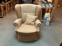 Vintage oorfauteuil - afbeelding 2 van  2