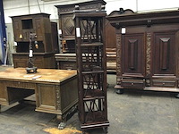 Vintage open hoekkast - afbeelding 1 van  3