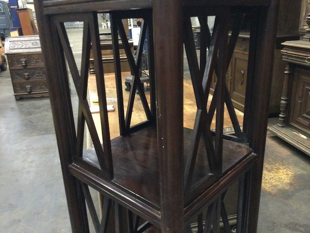 Vintage open hoekkast - afbeelding 2 van  3