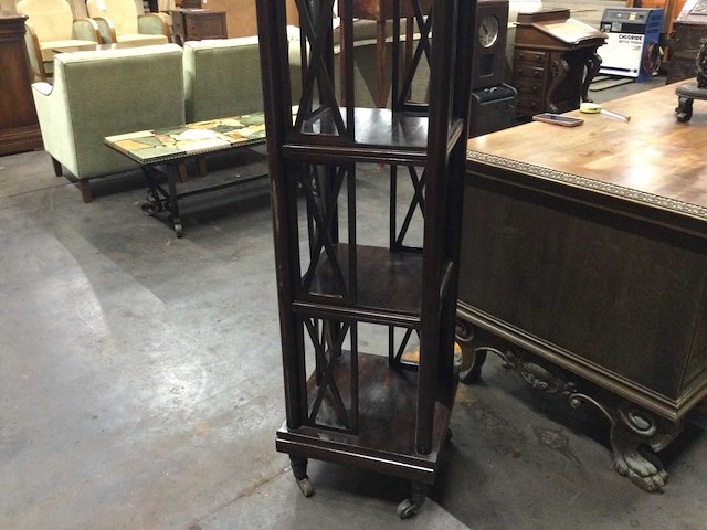 Vintage open hoekkast - afbeelding 3 van  3