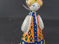 Vintage opwindbare tinnen pop uit de ussr, waarschijnlijk een souvenir van de olympische spelen in moskou in 1980 - afbeelding 4 van  5