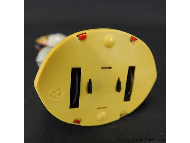 Vintage opwindbare tinnen pop uit de ussr, waarschijnlijk een souvenir van de olympische spelen in moskou in 1980 - afbeelding 5 van  5