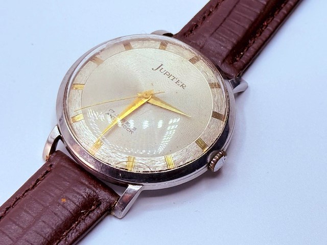 Vintage orient ''jupiter'' mechanisch horloge - afbeelding 1 van  5