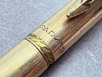 Vintage parker classic rolled gold balpen - afbeelding 4 van  11