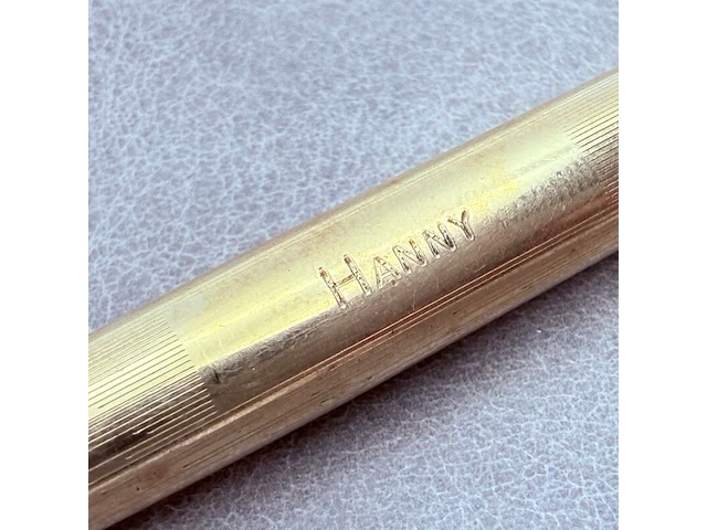 Vintage parker classic rolled gold balpen - afbeelding 6 van  11