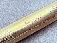 Vintage parker classic rolled gold balpen - afbeelding 6 van  11