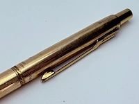 Vintage parker classic rolled gold balpen - afbeelding 10 van  11