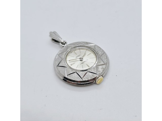 Vintage pendant zakhorloge - mechanisch uurwerk - afbeelding 2 van  4