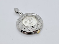 Vintage pendant zakhorloge - mechanisch uurwerk - afbeelding 2 van  4