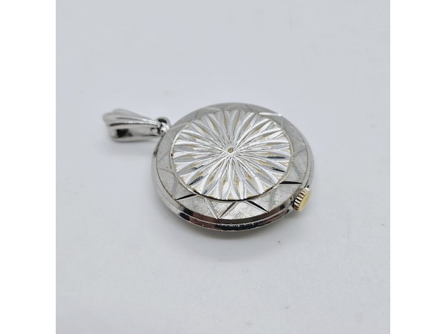 Vintage pendant zakhorloge - mechanisch uurwerk - afbeelding 4 van  4