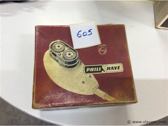 Vintage philishave - afbeelding 1 van  2