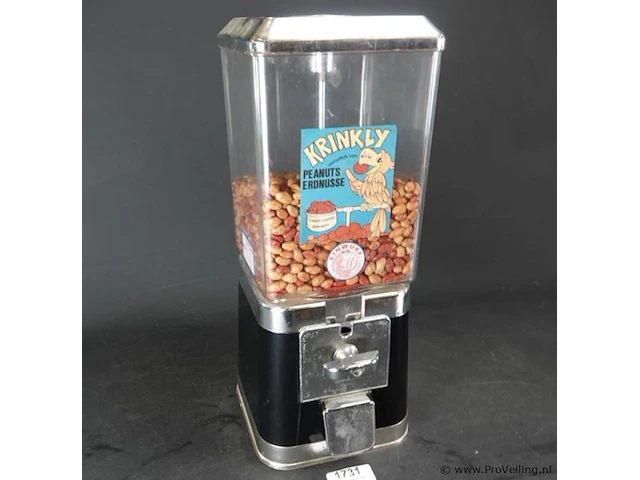 Vintage pinda automaat - afbeelding 1 van  5