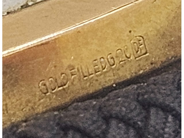 Vintage plato goldfilled mechanisch horloge - afbeelding 3 van  8